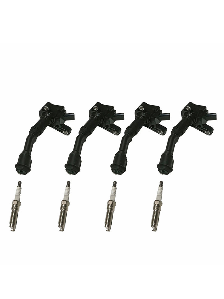 2017-2019 For Ford Escape l4 1.5l 4X Ignition Coil + 4X Spark Plug UF735 DS7Z12029A