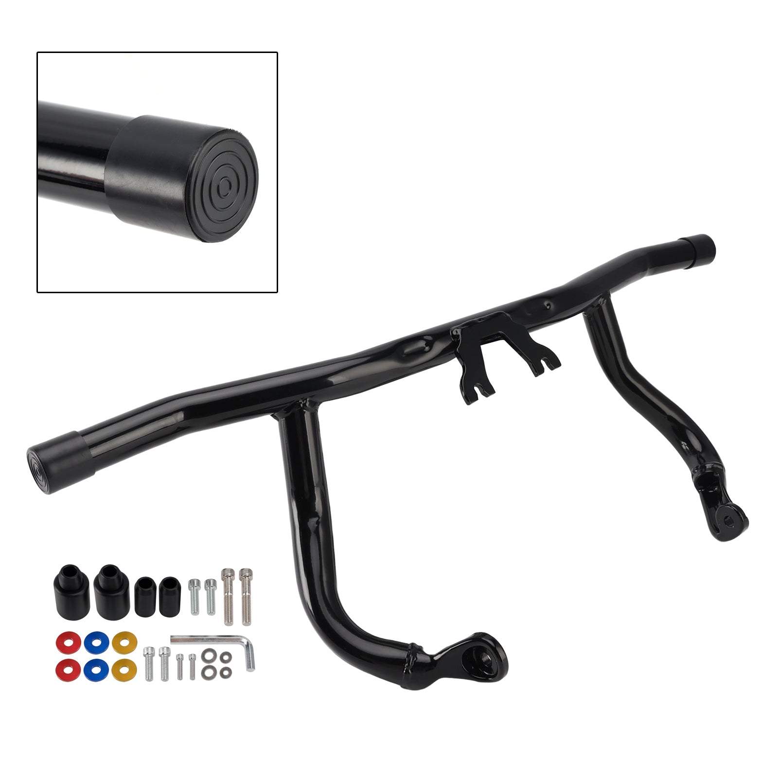 2024-2025 Road Glides Street Glides Road Glides FLHT FLHX Engine Guard Crash Bar Frame Protector Bumper Black