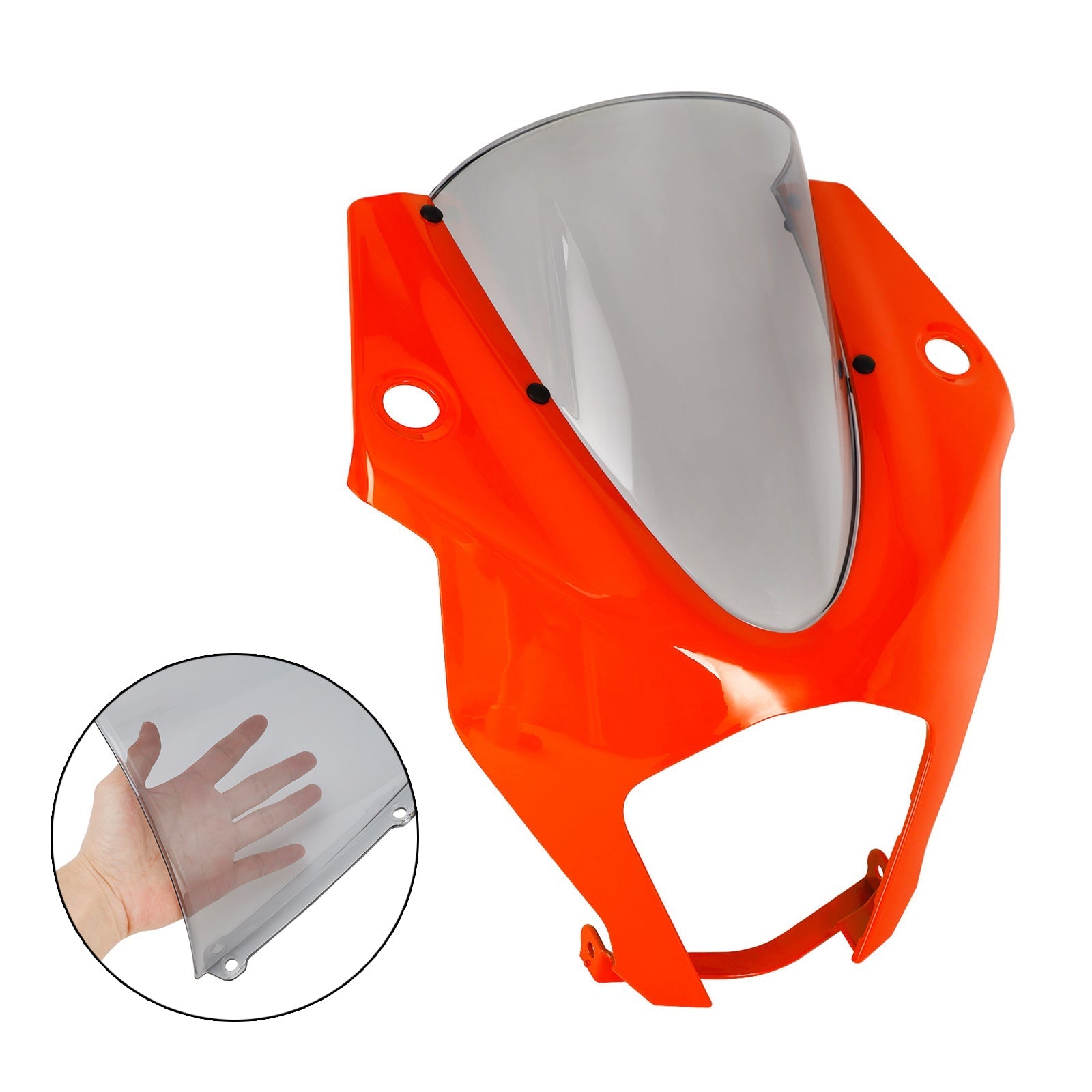 2022-2023 RC390 Windshield WindScreen Headlight Fairing Cover Generic