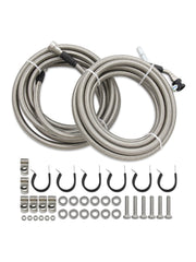 2006-2010 Chevy HHR, 2.2L/2.4L l4 FLEX, Stainless Steel Braided Fuel Line Kit Quick Fix QFF0015SS
