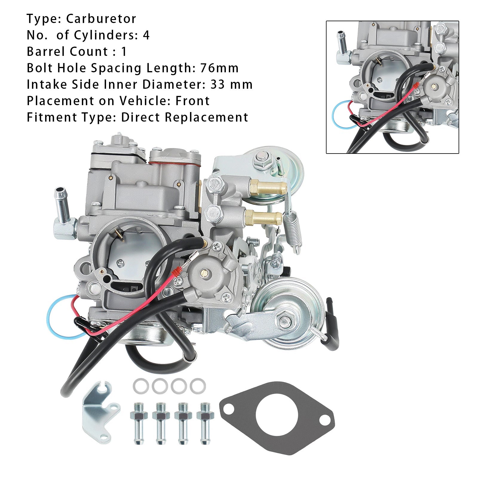 Suzuki Carry Mazda F6A F5A F5B DD51T DE51V DF51V Carburetor 13200-77530
