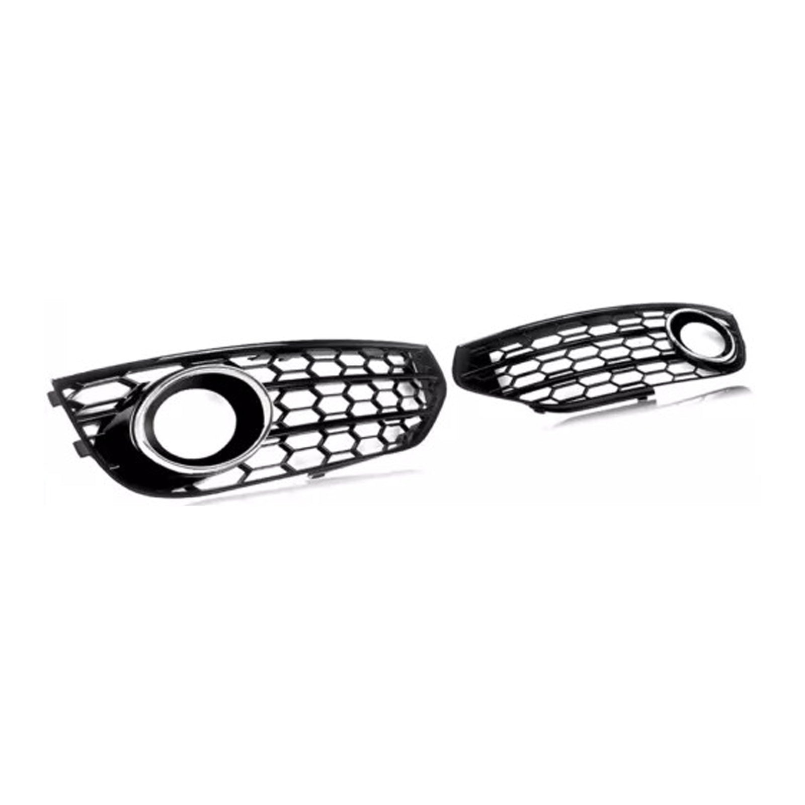 2010-2015 Audi A4 Allroad B8 Front Bumper Honeycomb Fog Grille Cover Chrome 8K0807681J 8K0807681H