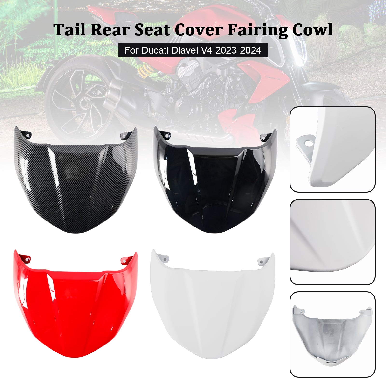 2023-2024 Ducati Diavel V4 Tail Rear Seat Cover Fairing Cowl