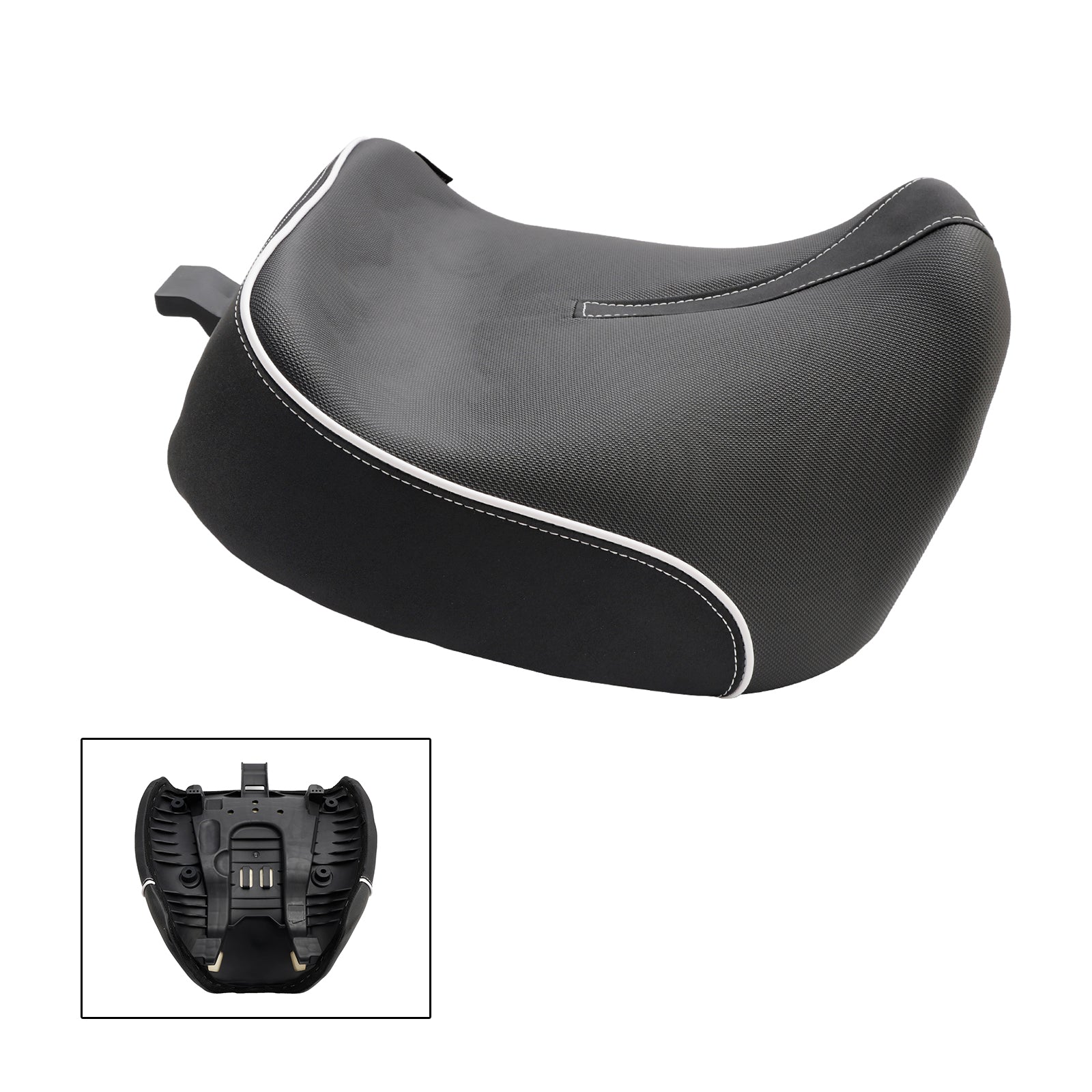 2021-2023 Pan America 1250 Front Driver Raider Seat Pillion Saddle White
