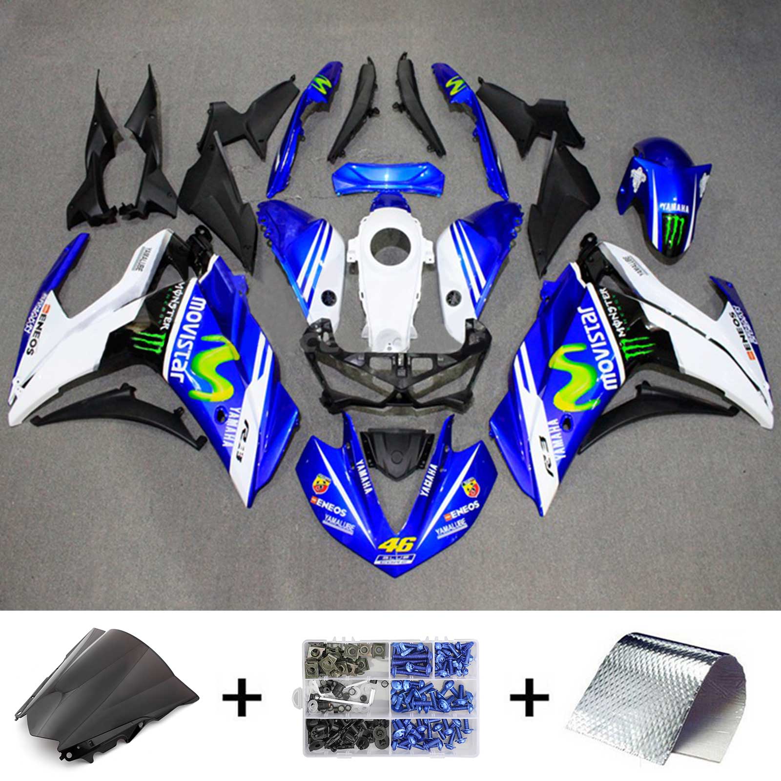 2014-2018 Yamaha YZF-R3 2015-2017 R25 Fairing Kit Generic