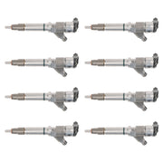 Chevrolet Silverado 2500 3500 6.6L V8 LLY 2004.5-2005 8PCS Fuel Injector 0445120027 0986435504