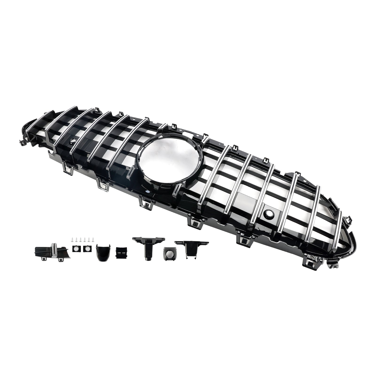 2018 2019 2020 2021 2022 2023 2024 Mercedes CLS C257 W257 Coupe Chrome Front Bumper Grille Grill