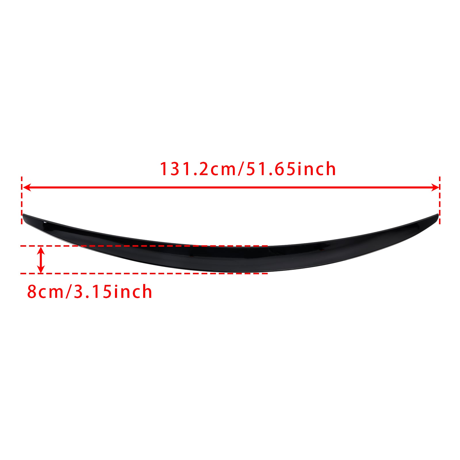 Gloss Black Rear Spoiler For Mercedes-Benz E-Class W213 16-23 E63 Style