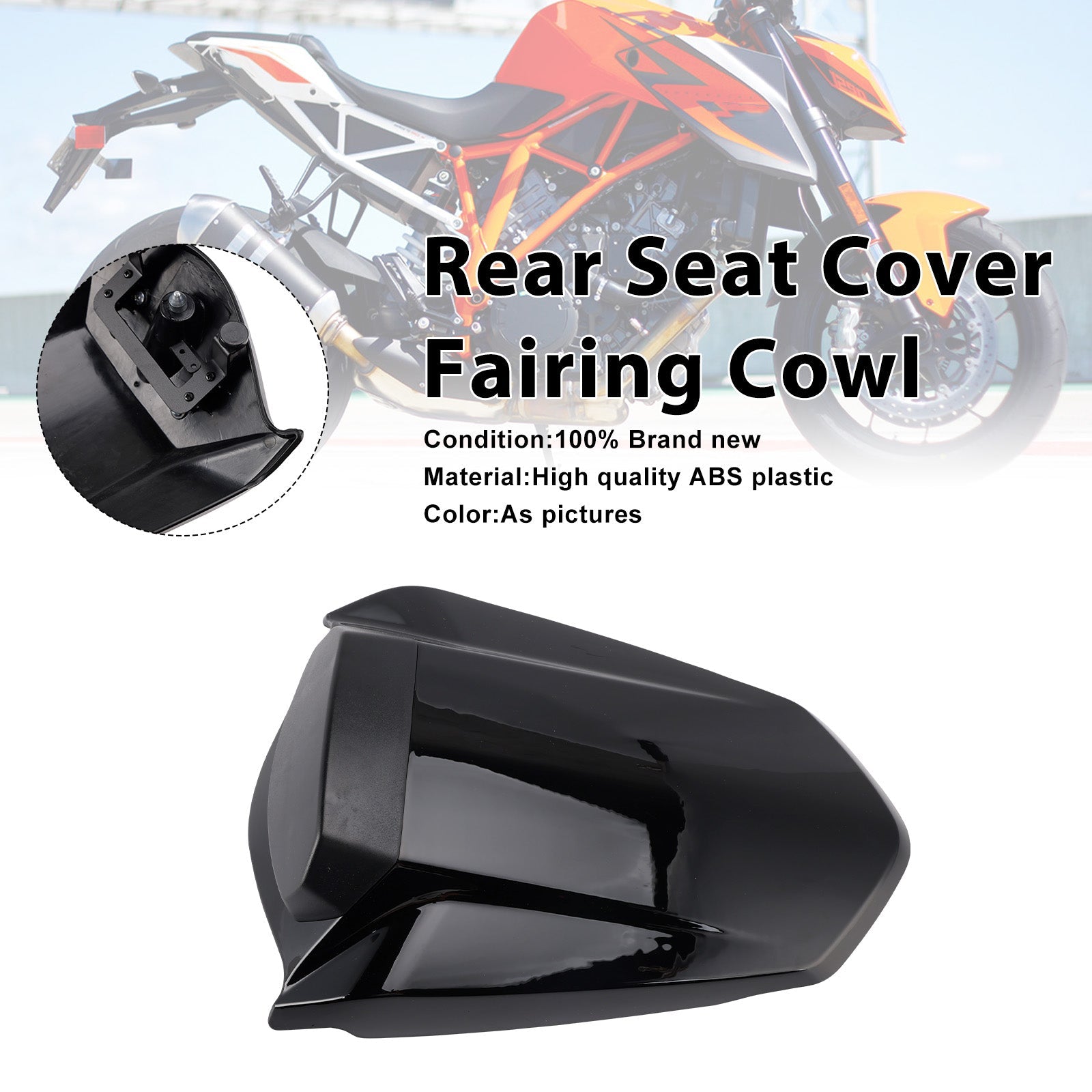 2014-2019 For 1290 Super Duke R Rear Pillion Seat Cover Fairing Cowl