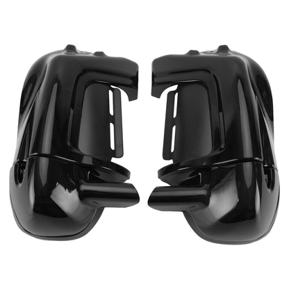 83-13 Lower Vented Leg Fairings 6.5" Speaker Box Pods For Street Glide Touring