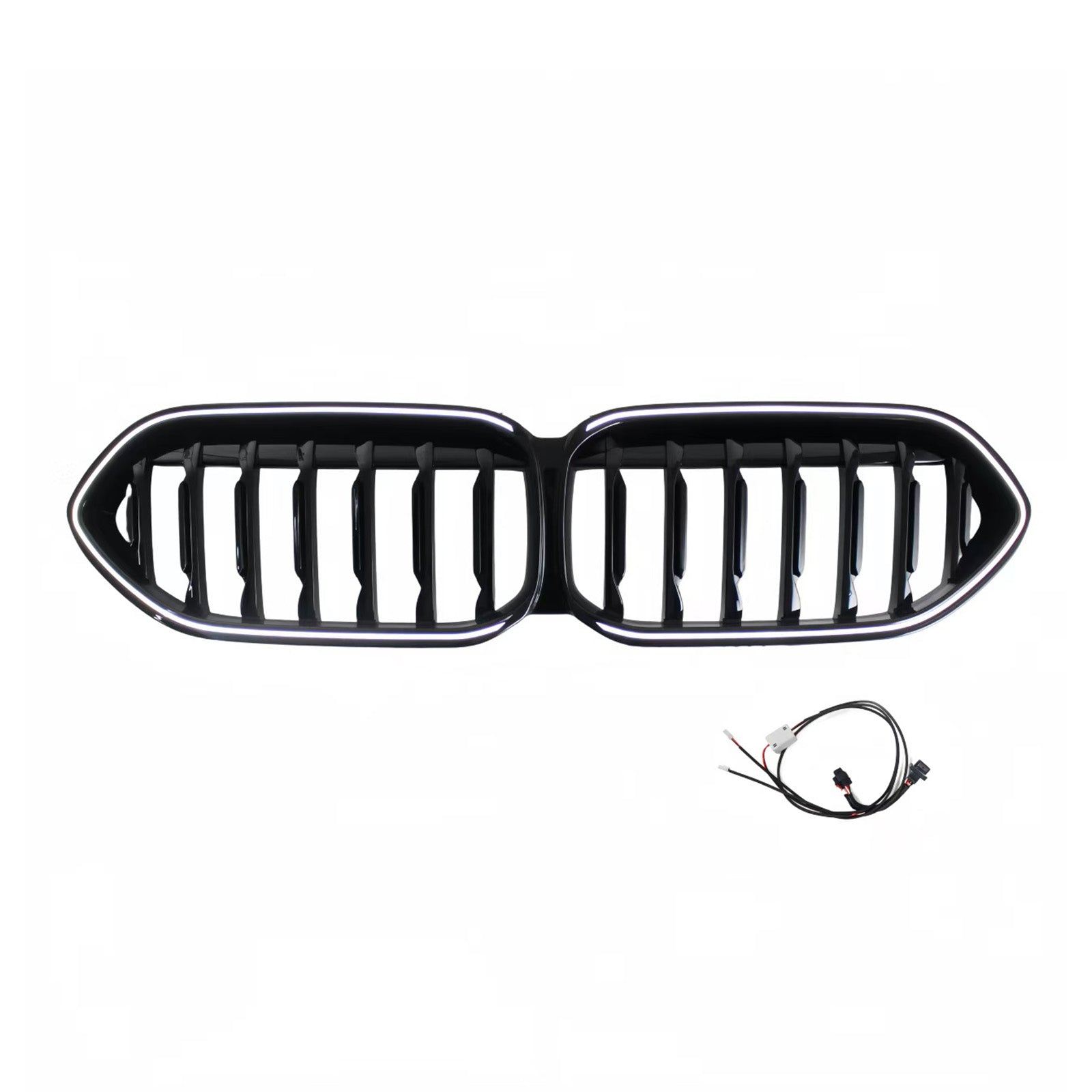 2020-2023 Fit BMW 2 Series F44 Coupe Gloss Black Front Bumper Grill Grille