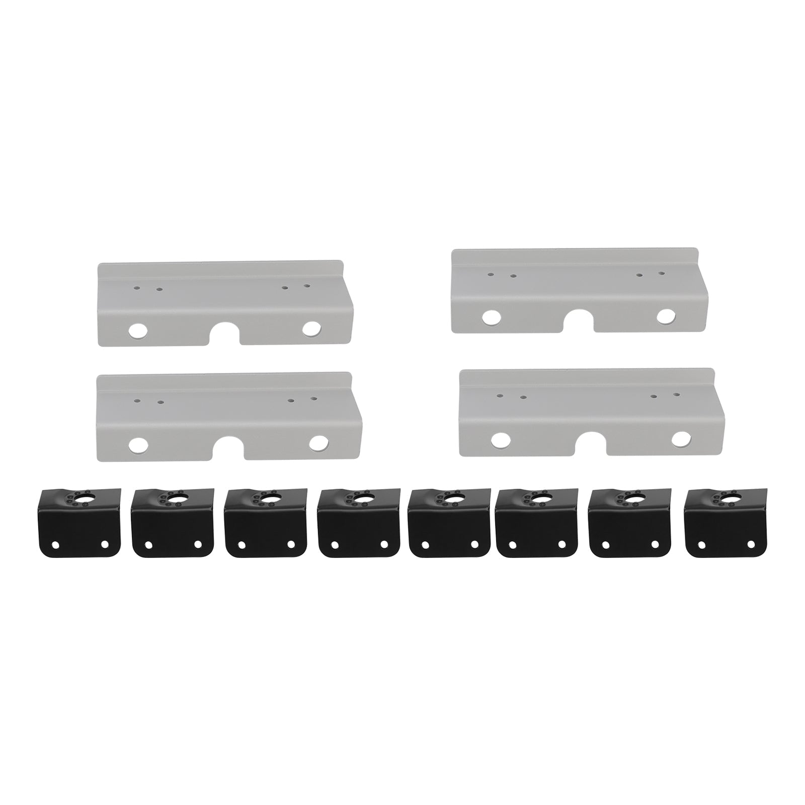 12x Seat Mounting Reinforcement Plates/Brackets For VW T5 T6 2 + 1 Rear Seats