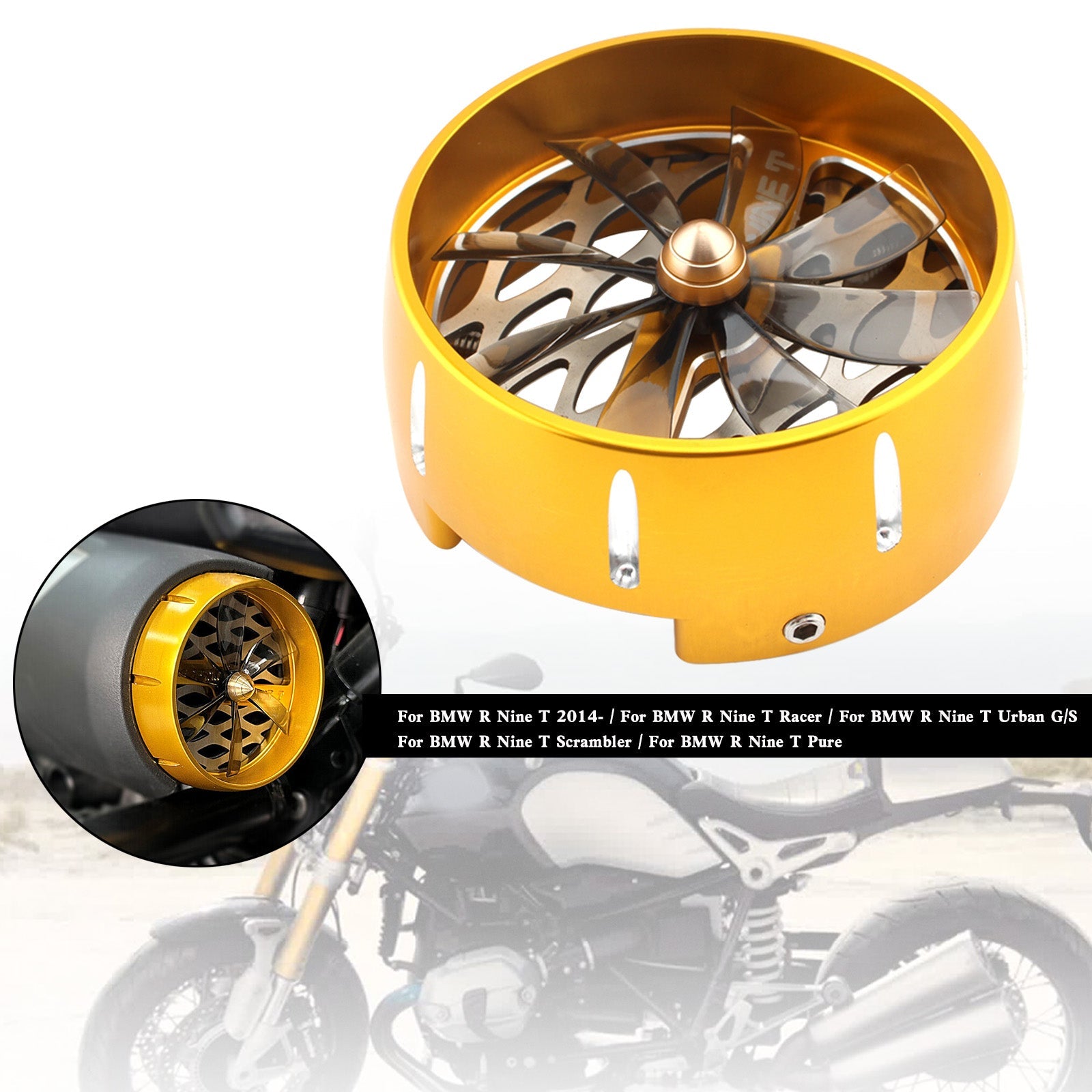 BMW R Nine T R Nine T R9T Intake Cover Air Intake Covers Filter