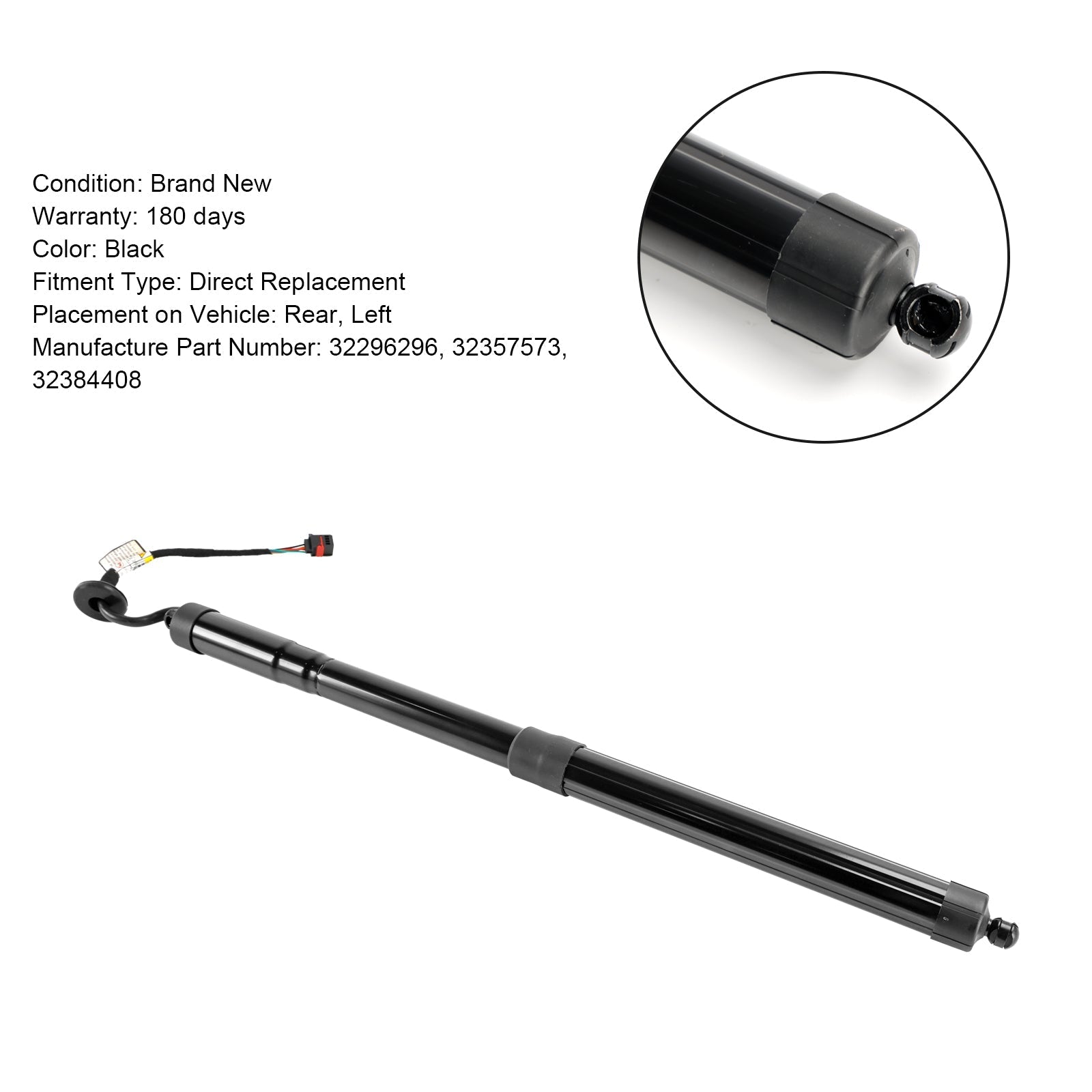 2020/11-2023/12 Volvo XC40 536 Electric Rear Left Electric Tailgate Gas Strut 32296296