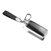 Aluminum Alloy TPU Silvery Car Key Case Cover With Buckle For Mazda CX-4 CX-5