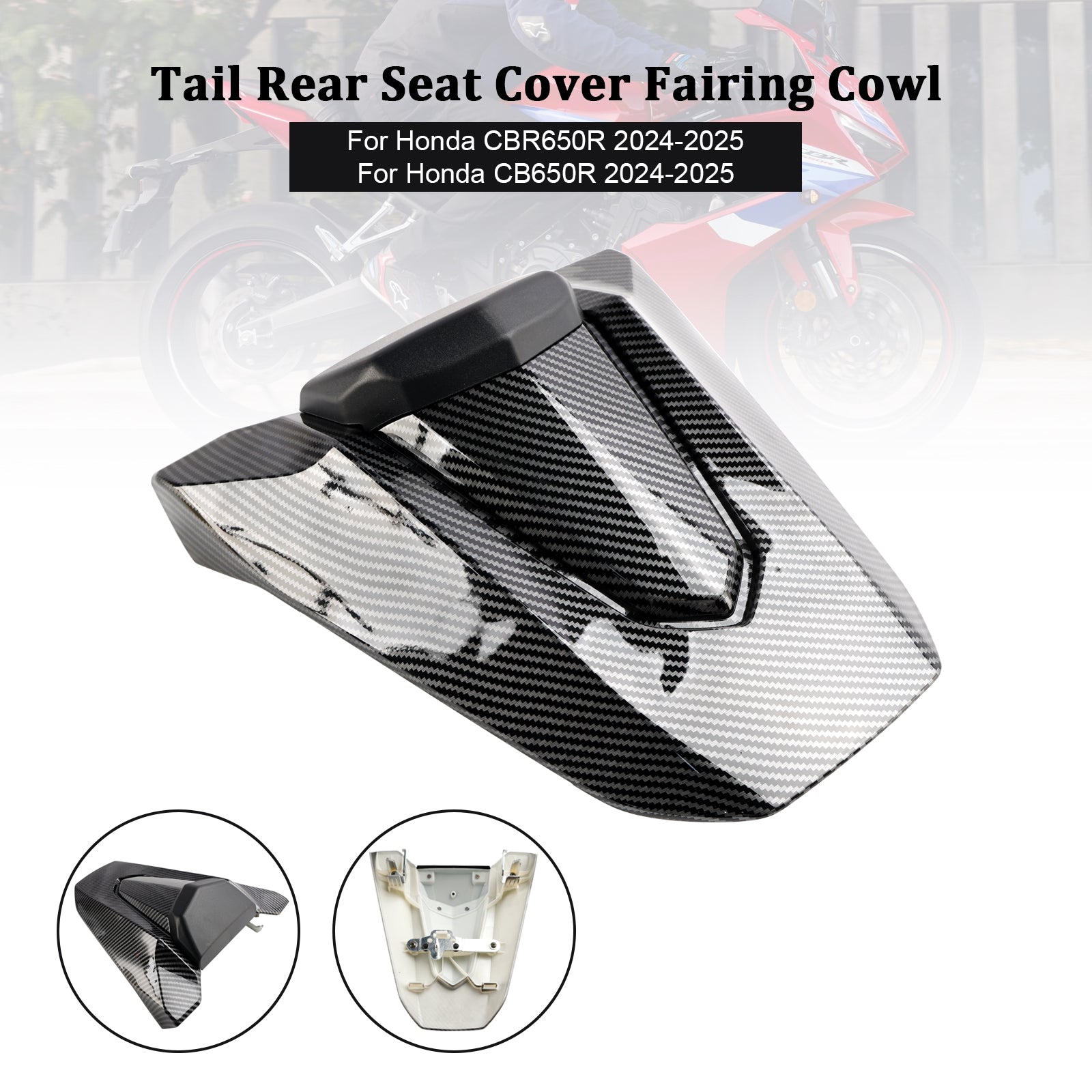 2024-2026 Honda CBR650R CB650R Rear Tail Seat Fairing Cover