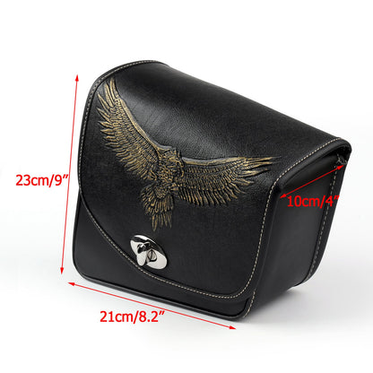 Sportster XL 883 XL 1200 Leather Right side Saddlebag Saddle Bag