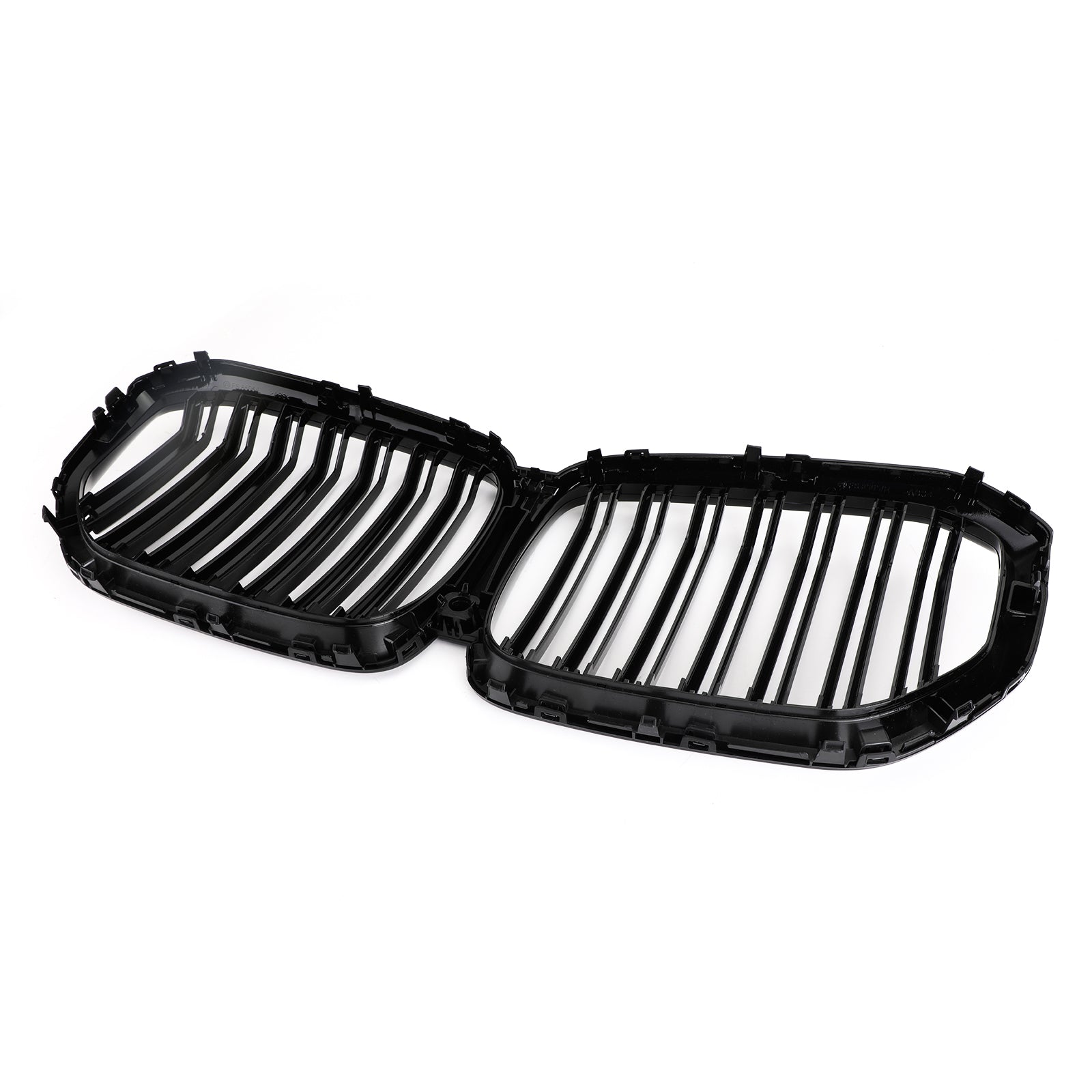 2018-2021 BMW X5 G05 Front Kidney Grille Gloss Black Grill Dual Fin