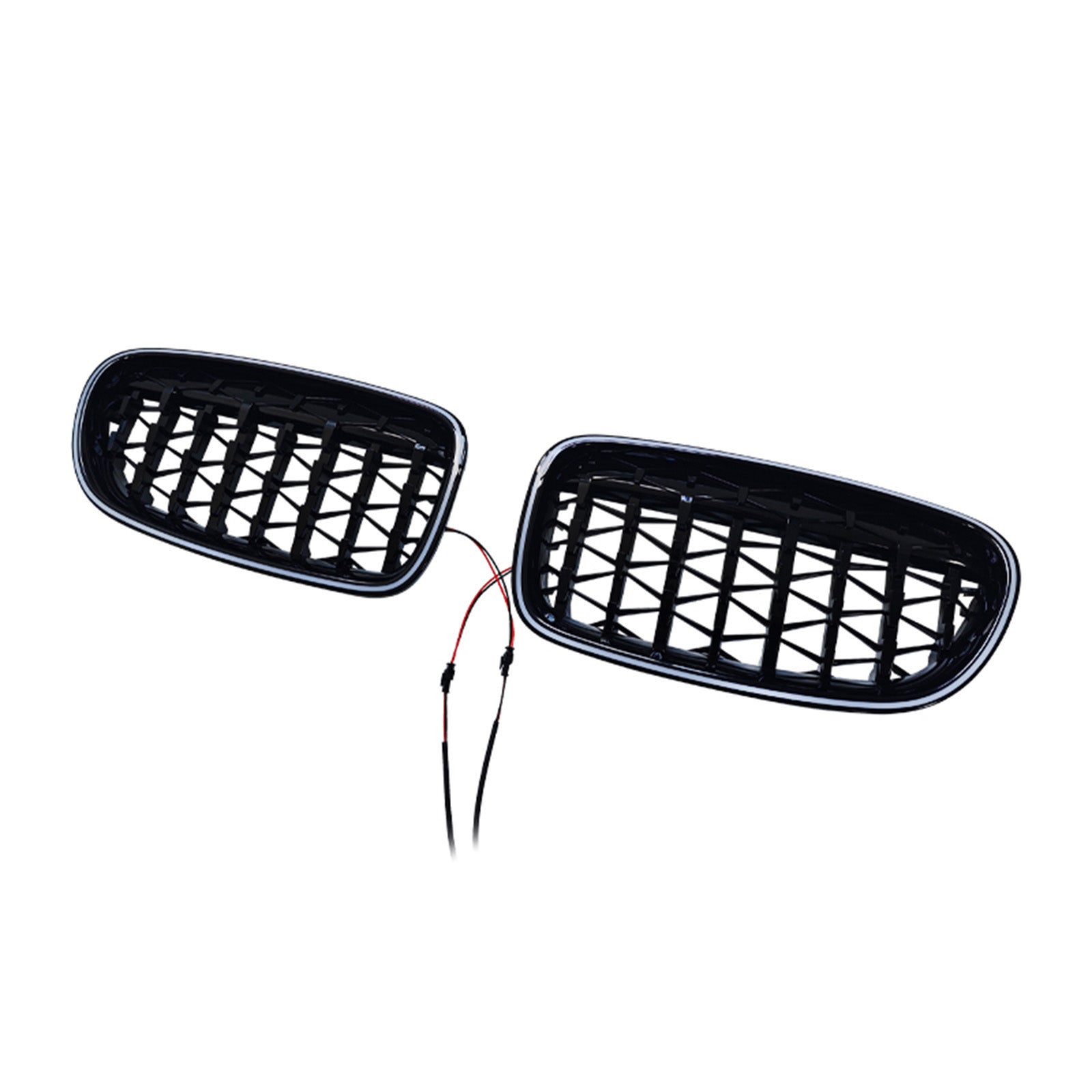 01.2009-10.2016 For BMW 5-Series F10 M5 Gloss Black Kidney Bumper Grill Grille 51137203203 51137203204