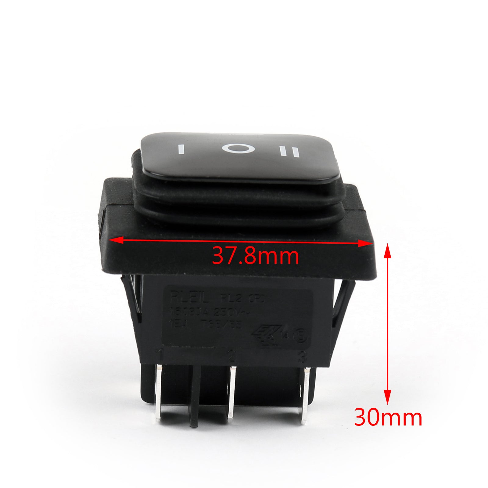 1Pcs RLEIL RL2-203 Waterproof IP65 Car Rocker Switch 6Pin ON-Off-ON 125/250VAC