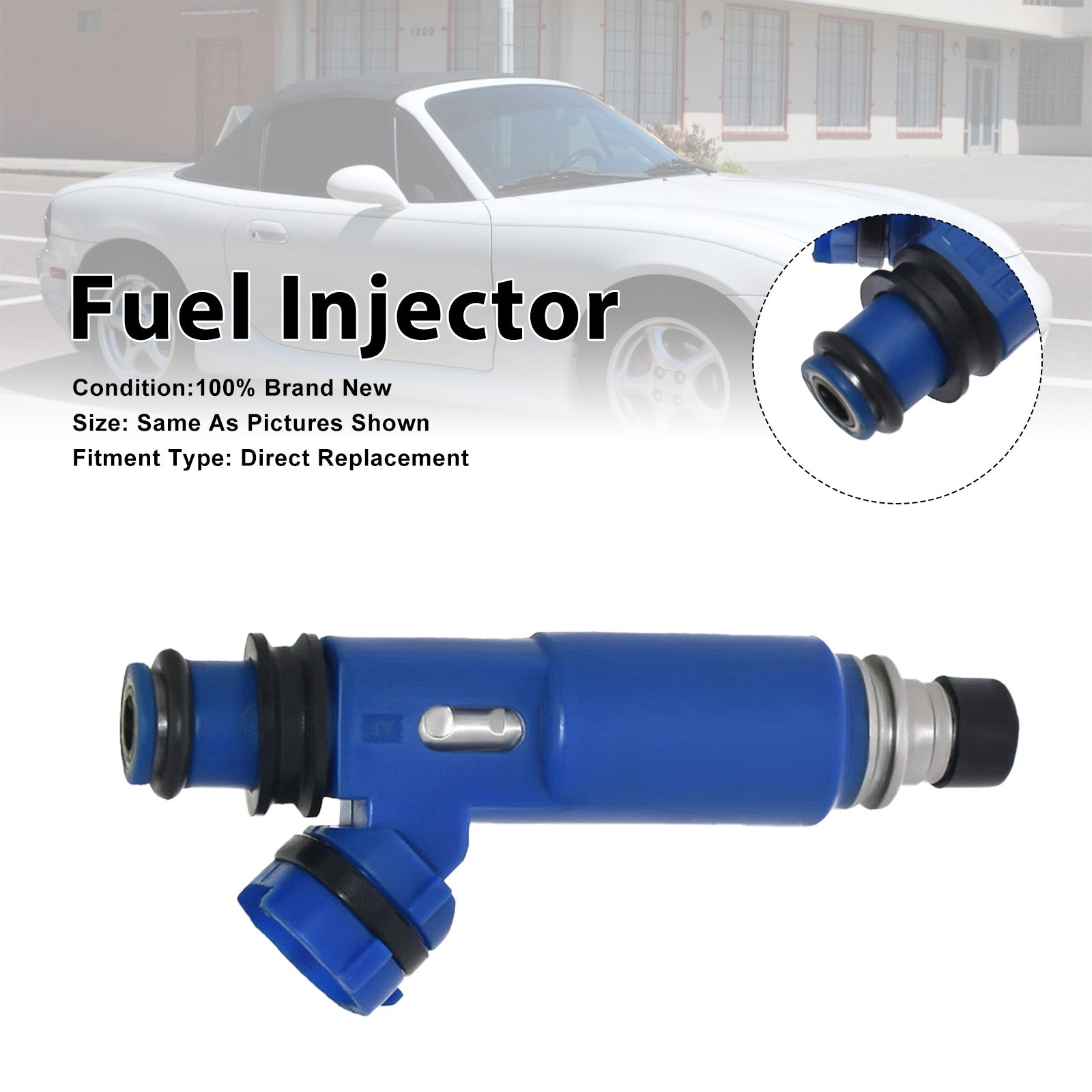 1Pcs Fuel Injector For Mazda MX-5 II 1998-2005 195500-3030 1955003030