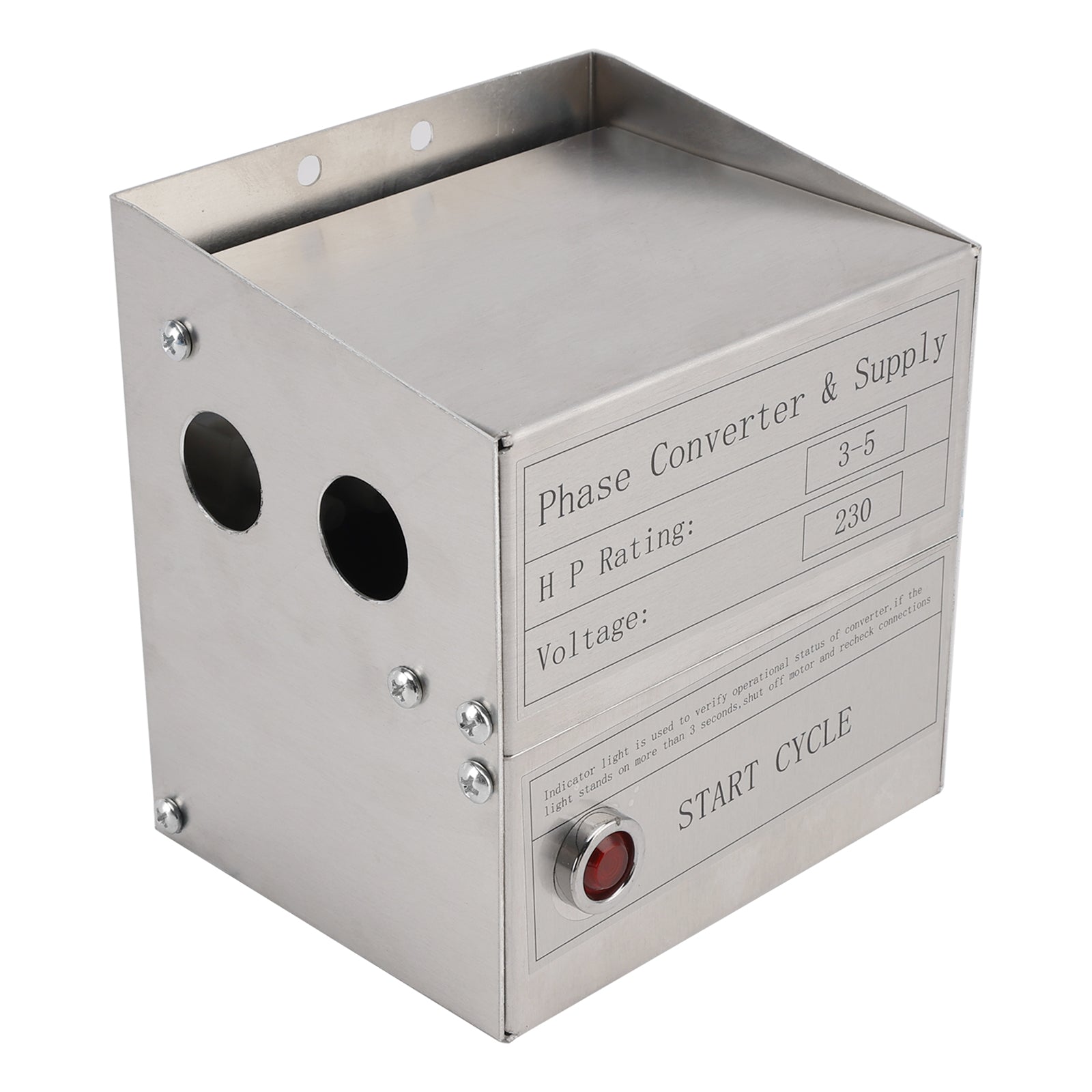 SCM03 Static Phase Converter HD 3-5 Hp For Mill Drill Lathe Saw