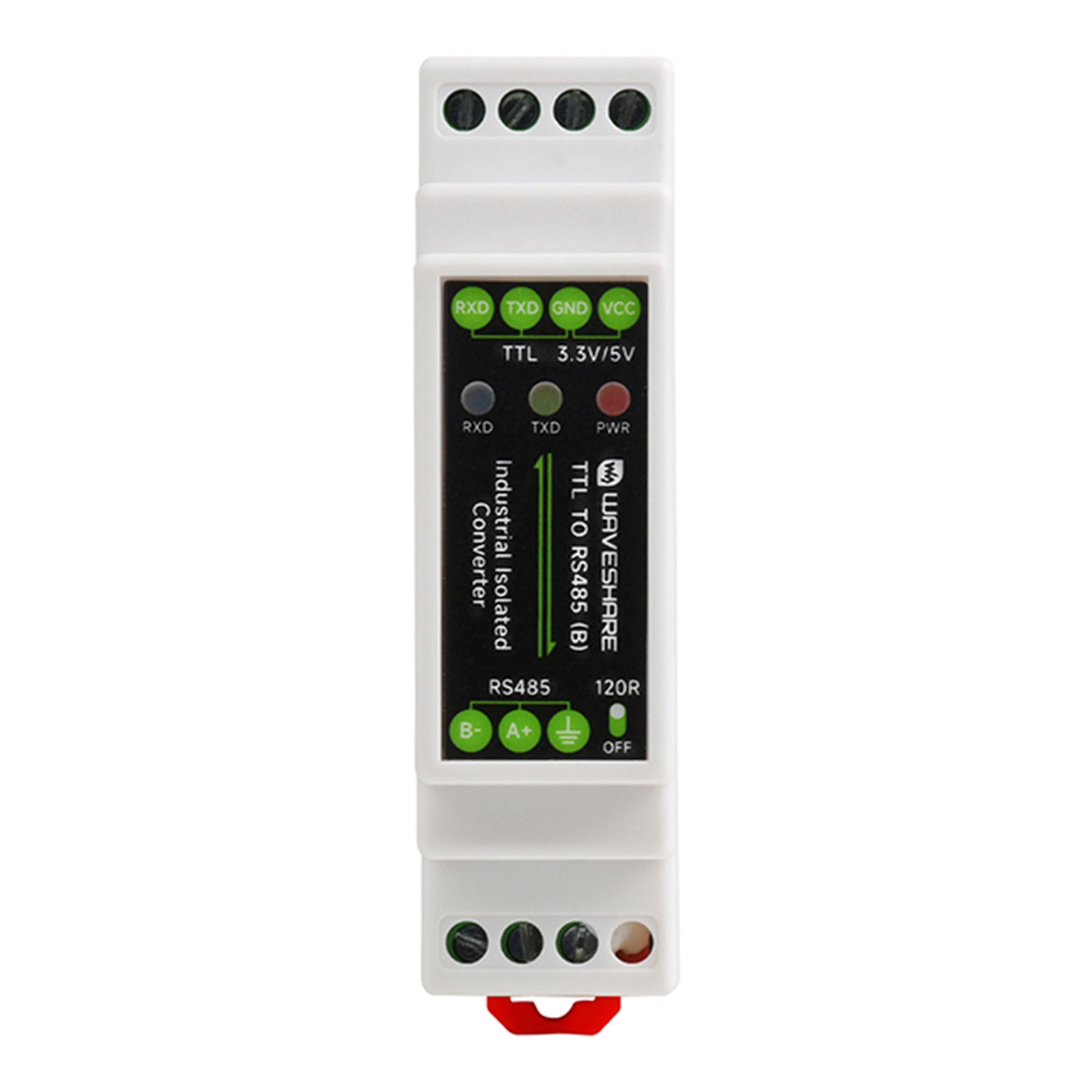 TTL to RS485 Electrical Isolation Module DIN Rail Serial Converter Surge Protect