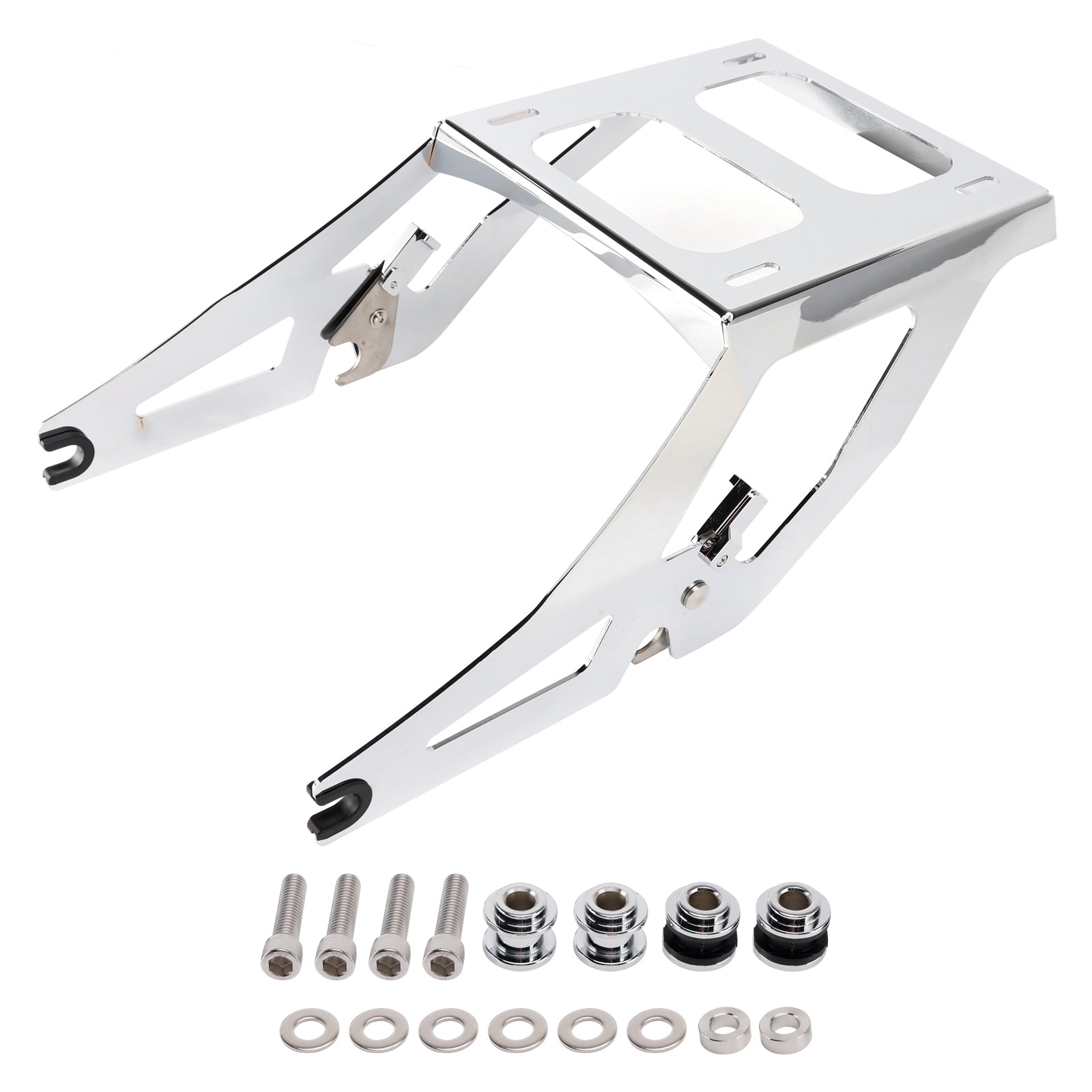 2018-2020 Softail Low Rider FXLR DETACHABLE 2-UP TOUR PACK MOUNTING RACK CHROME