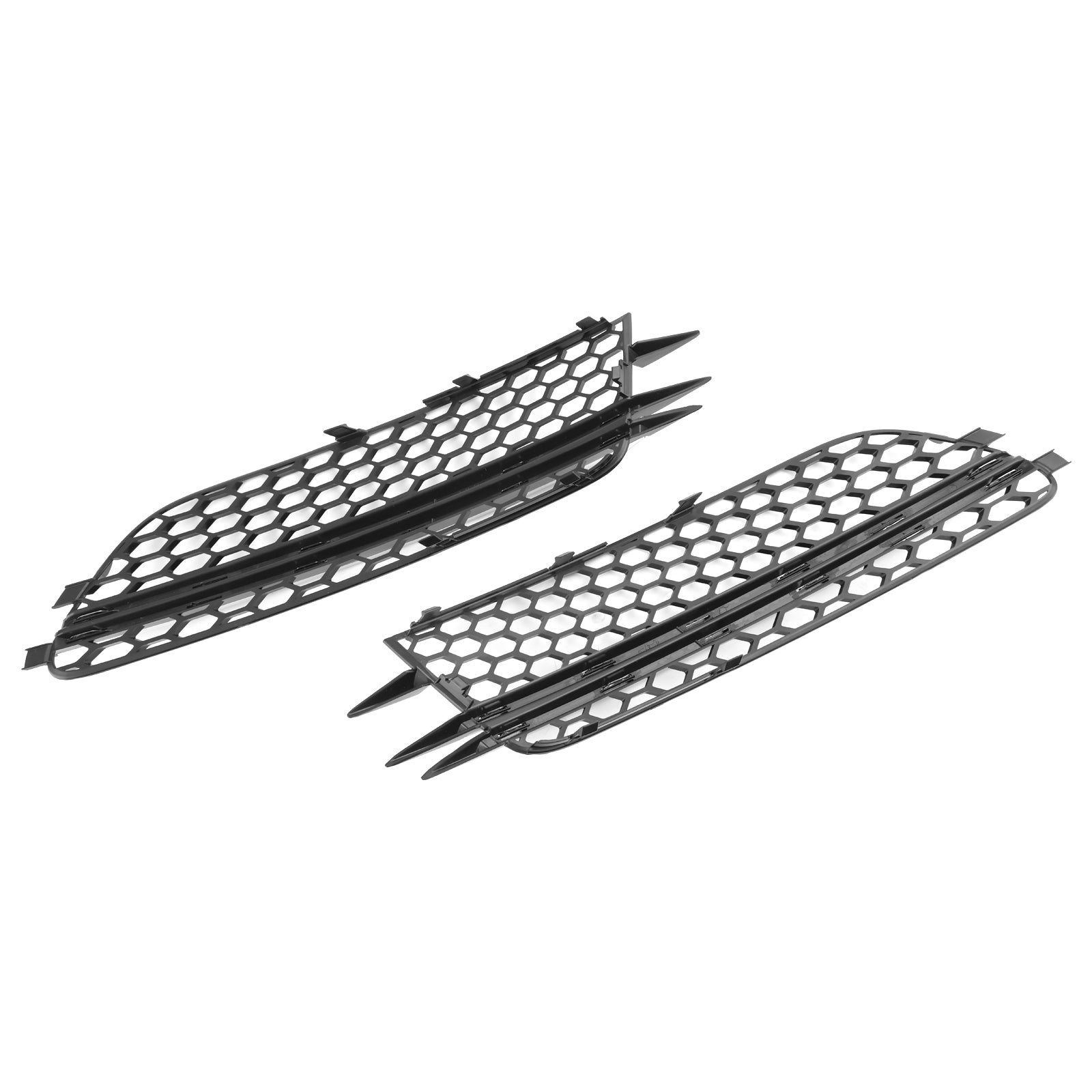 2012-2015 Audi A6 4G C7 2PCS Front Fog Light Cover Bezel Bumper Grille