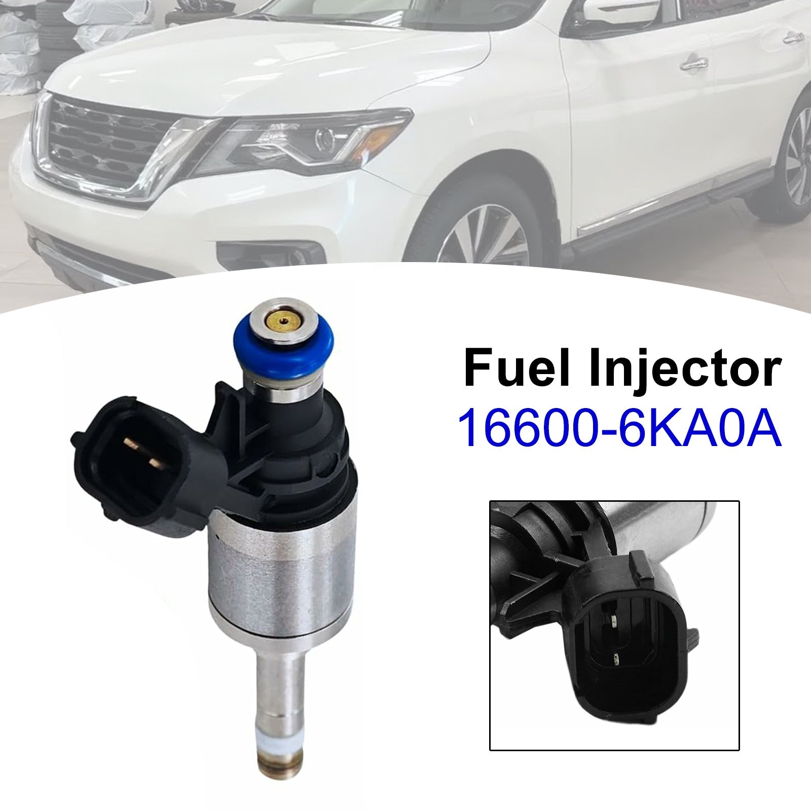 1Pcs Fuel Injector For Nissan Pathfinder Infiniti QX60 17-20 V6 3.5 16600-6KA0A