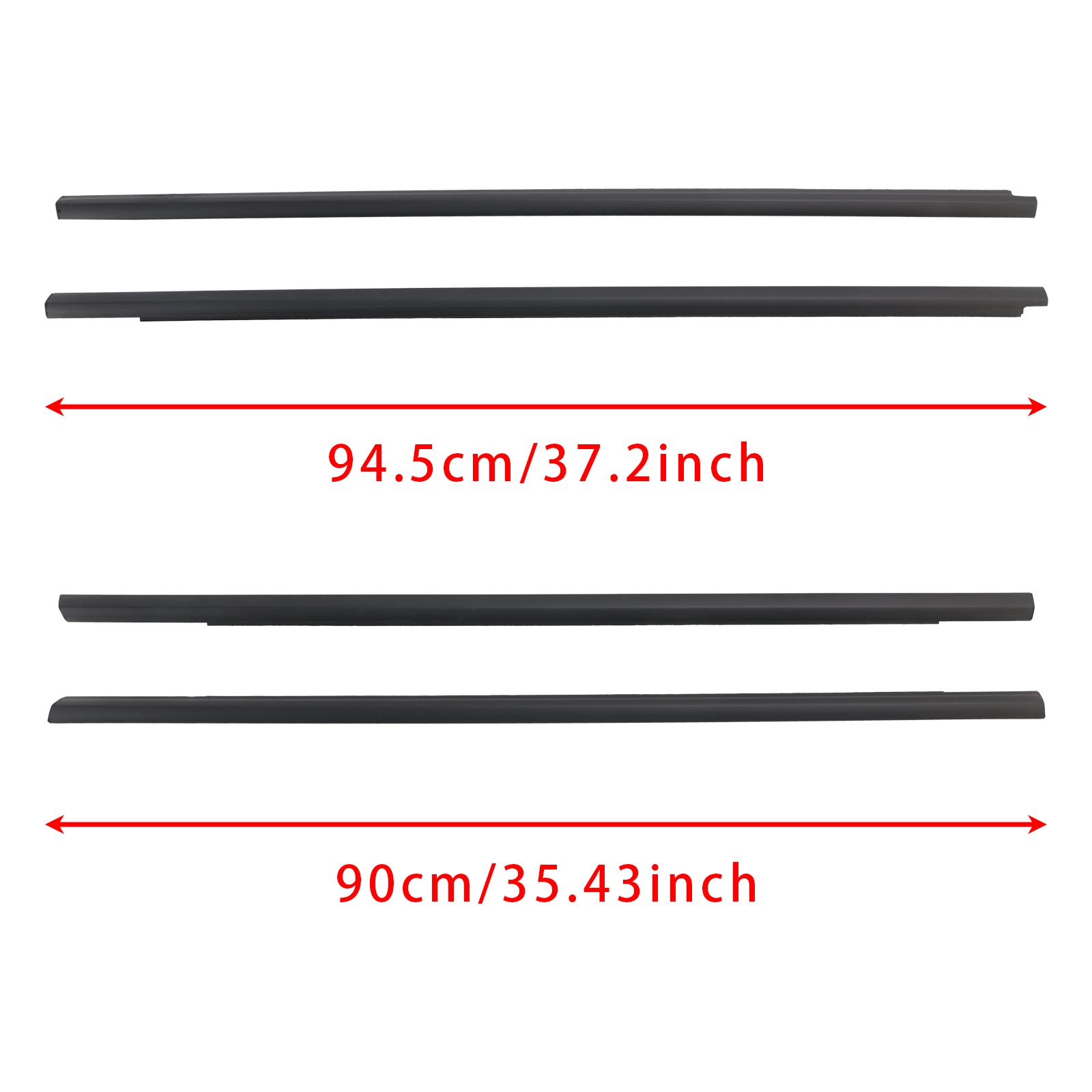 2001-2007 Nissan X-trail 4PCS Window Weather Strip Seal Belt 80821-8H300 82820-8H300