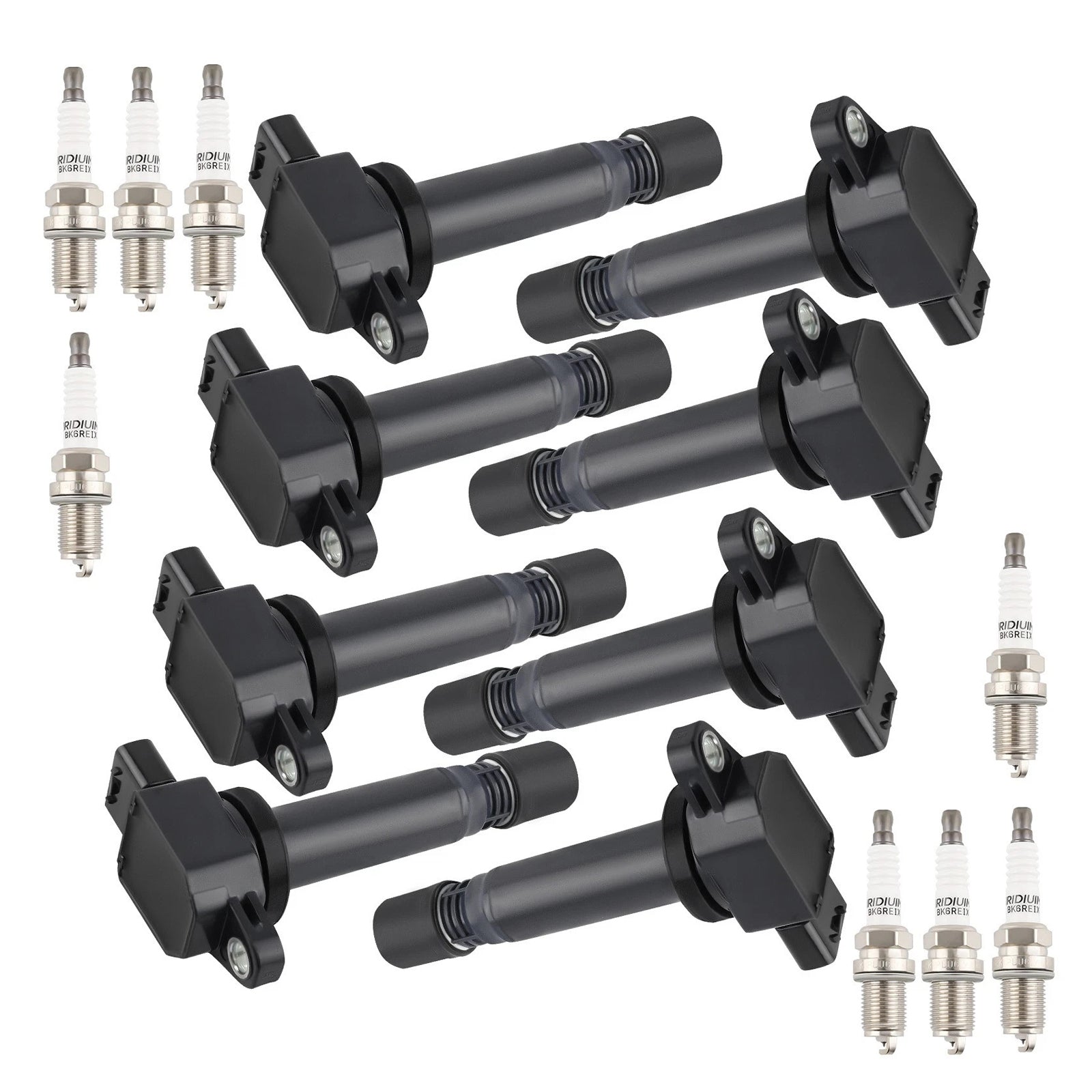 2007-2010 Volvo S80 V8 Sedan 4-Door 8X Ignition Coil & Spark Plug UF574