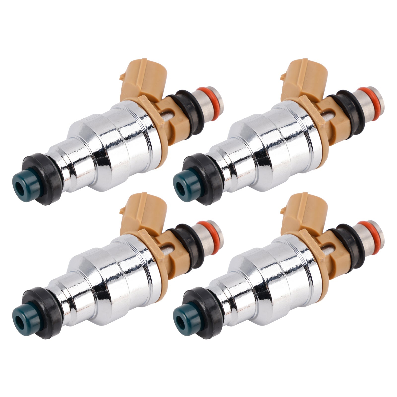 4Pcs Fuel Injector For Mazda 323 Miata Protege Ford Escort 1.8L 195500-2180
