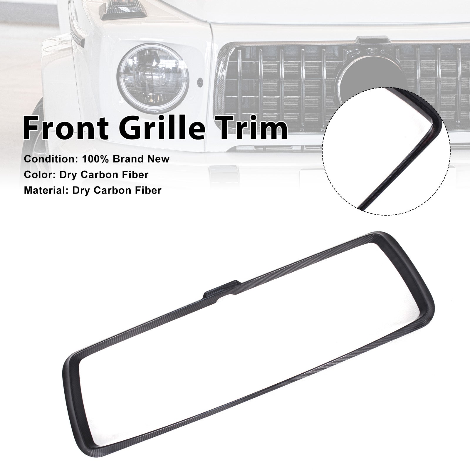 Front Grille Grill Trim Fit Mercedes Benz G-Class W465 2025+ Upgrade To B900 Style