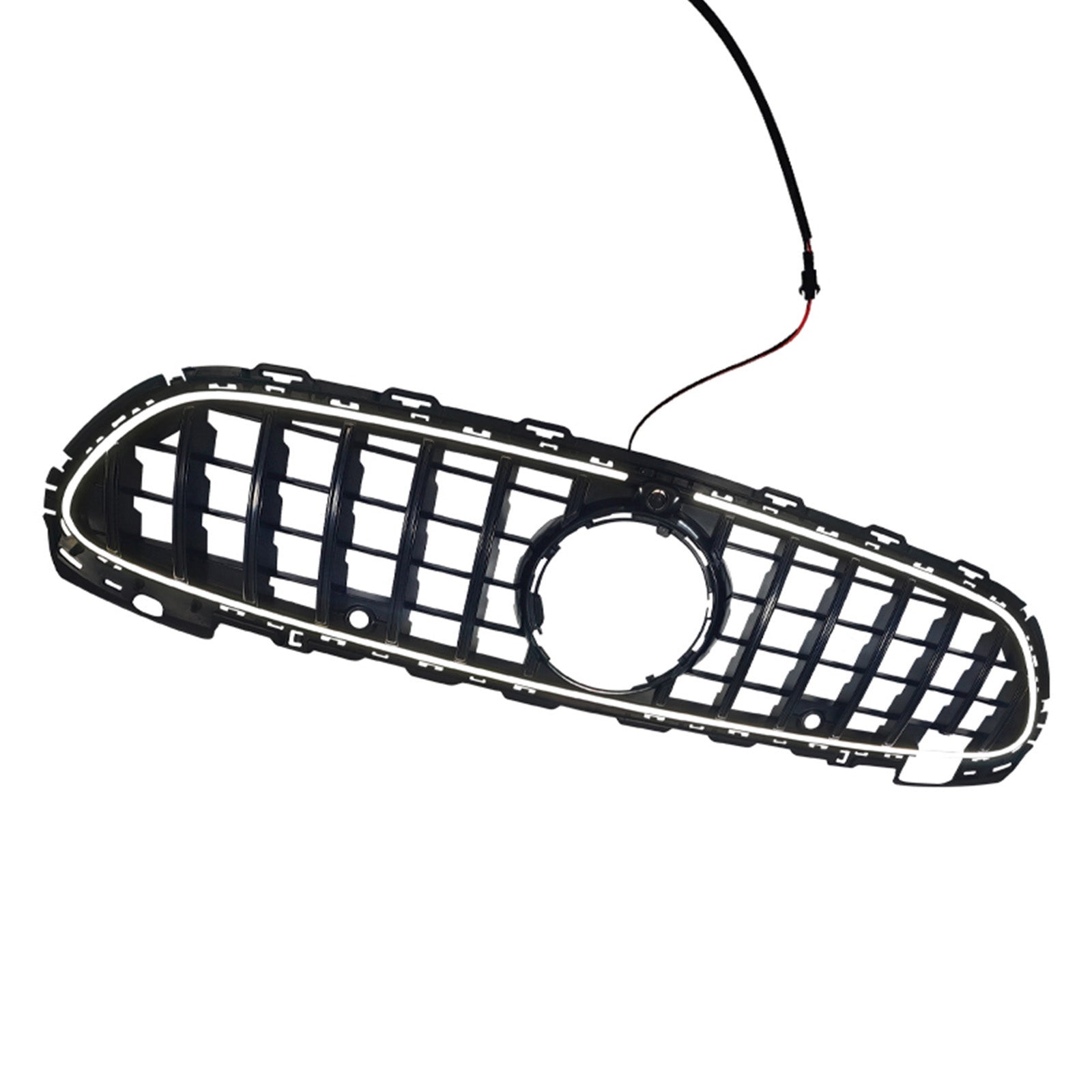 2022-2026 Fit Mercedes Benz W206 W/Camera GTR-Style Front Bumper Grille Grill