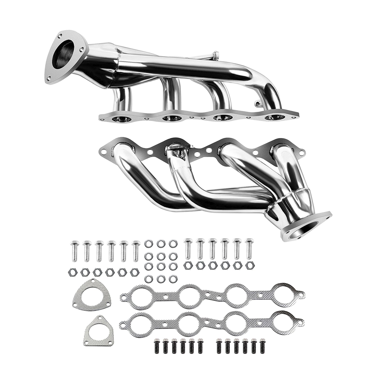 Header Manifold Exhaust Fit Chevy Silverado 1500HD 2001-2003 Fit GMC Sierra 1500