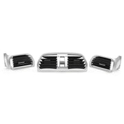 2004-2011 Porsche Targa 997 Left Right Central AC Vent Cover Silver 99755214105 99755213105 99755213205