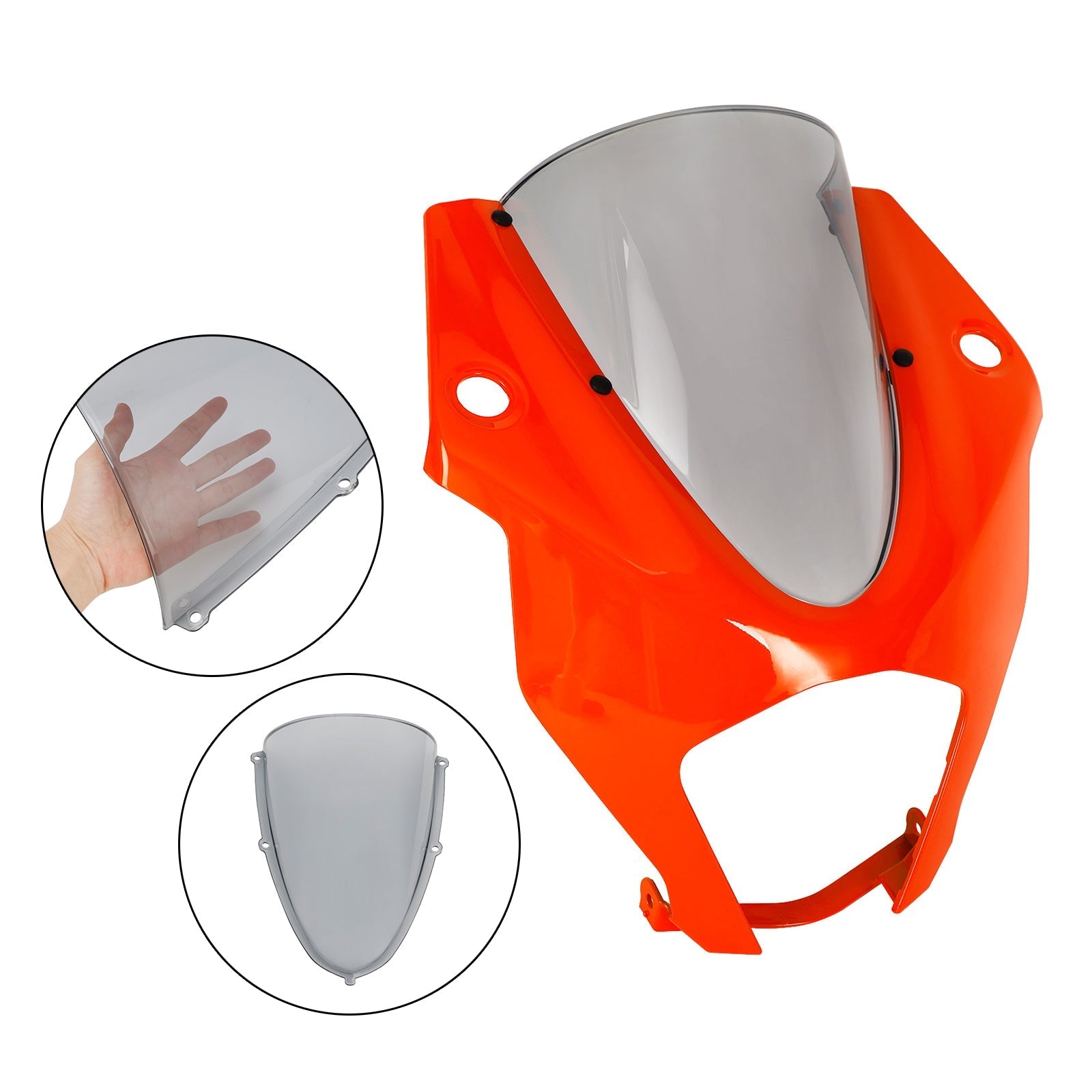 2022-2023 RC390 Windshield WindScreen Headlight Fairing Cover Generic