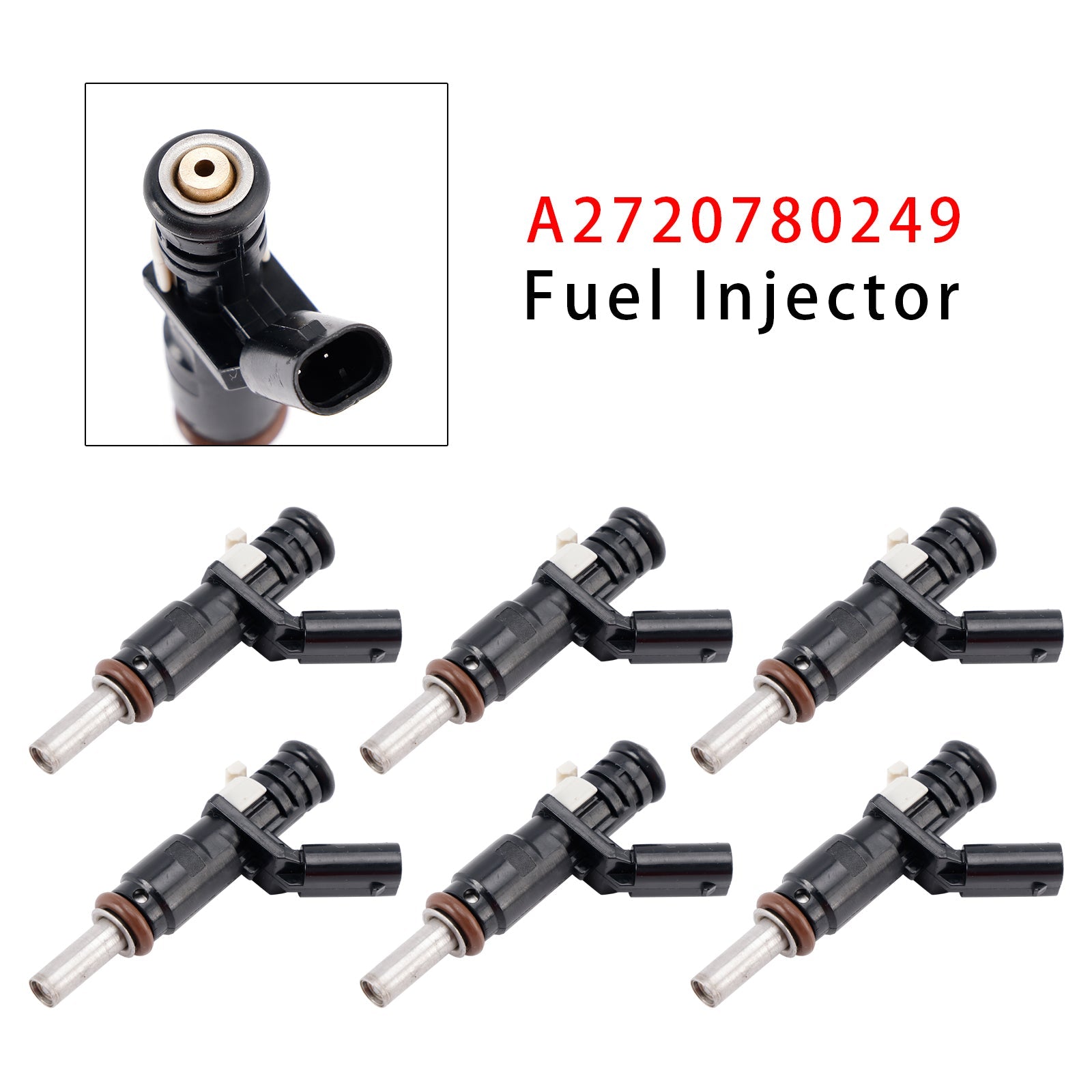 6Pcs Fuel Injector For Mercedes-Benz E350 R350 S400 C280 C300 3.5L A2720780249