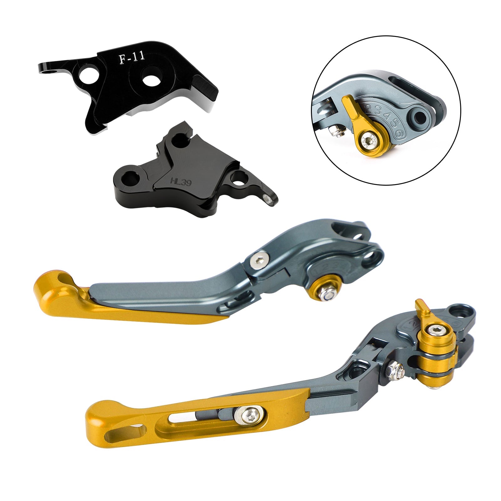 2021-2022 CFMOTO 700CL-X Sport Adjustable Clutch Brake Lever