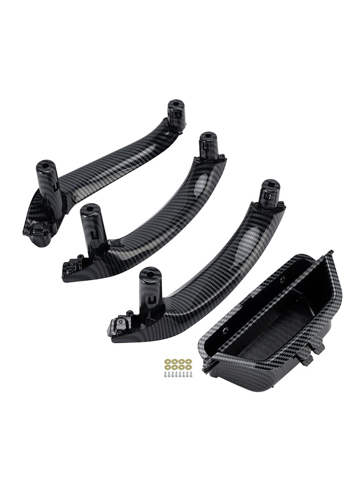 Carbon Fiber Interior Door Handle Kit 51417250307 for BMW X3 (F25) X4 (F26)