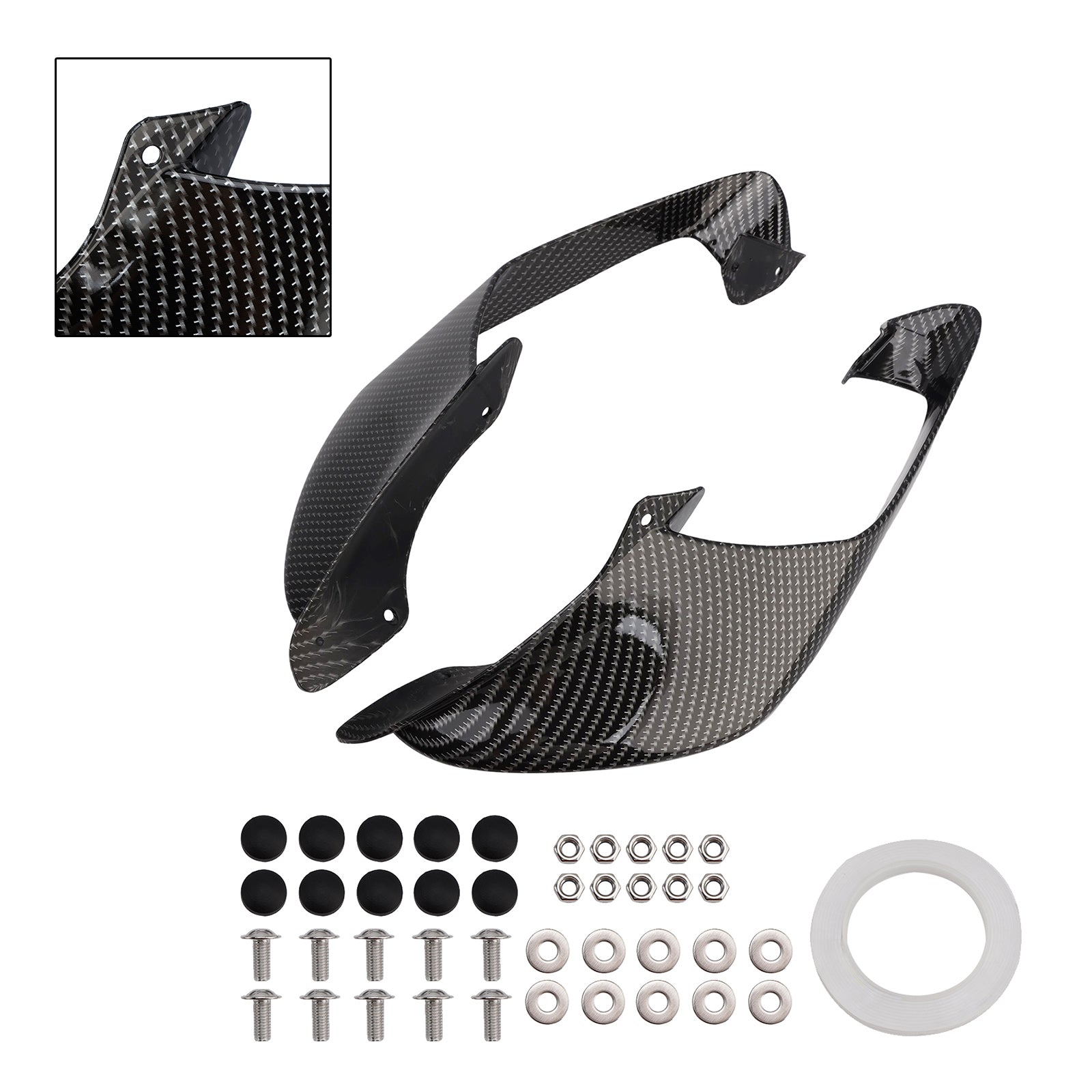 2021-2024 Yamaha YZF R1 R1M Front Side Winglets Wings Spoiler Fairing