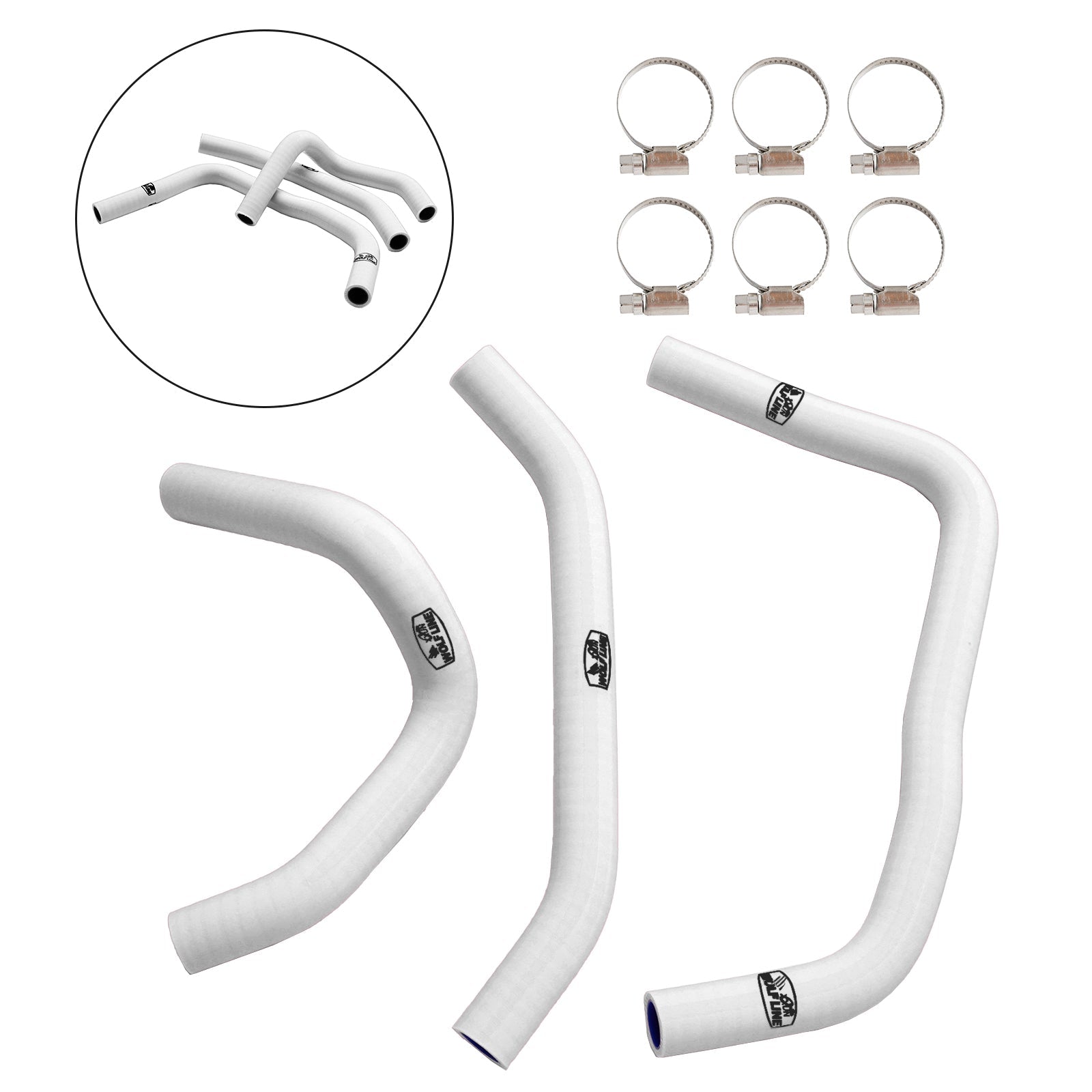 2023-2024 Kawasaki ZX4R ZX-4RR Silicone Radiator coolant Hose kit