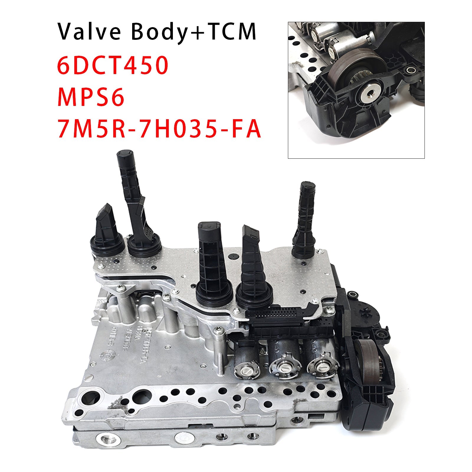 Fit for Chrysler Sebring 07-10 2.0L 2.2L 6DCT450 MPS6 7M5R-7H035-FA Transmission Mechatronic Valve Body+TCM