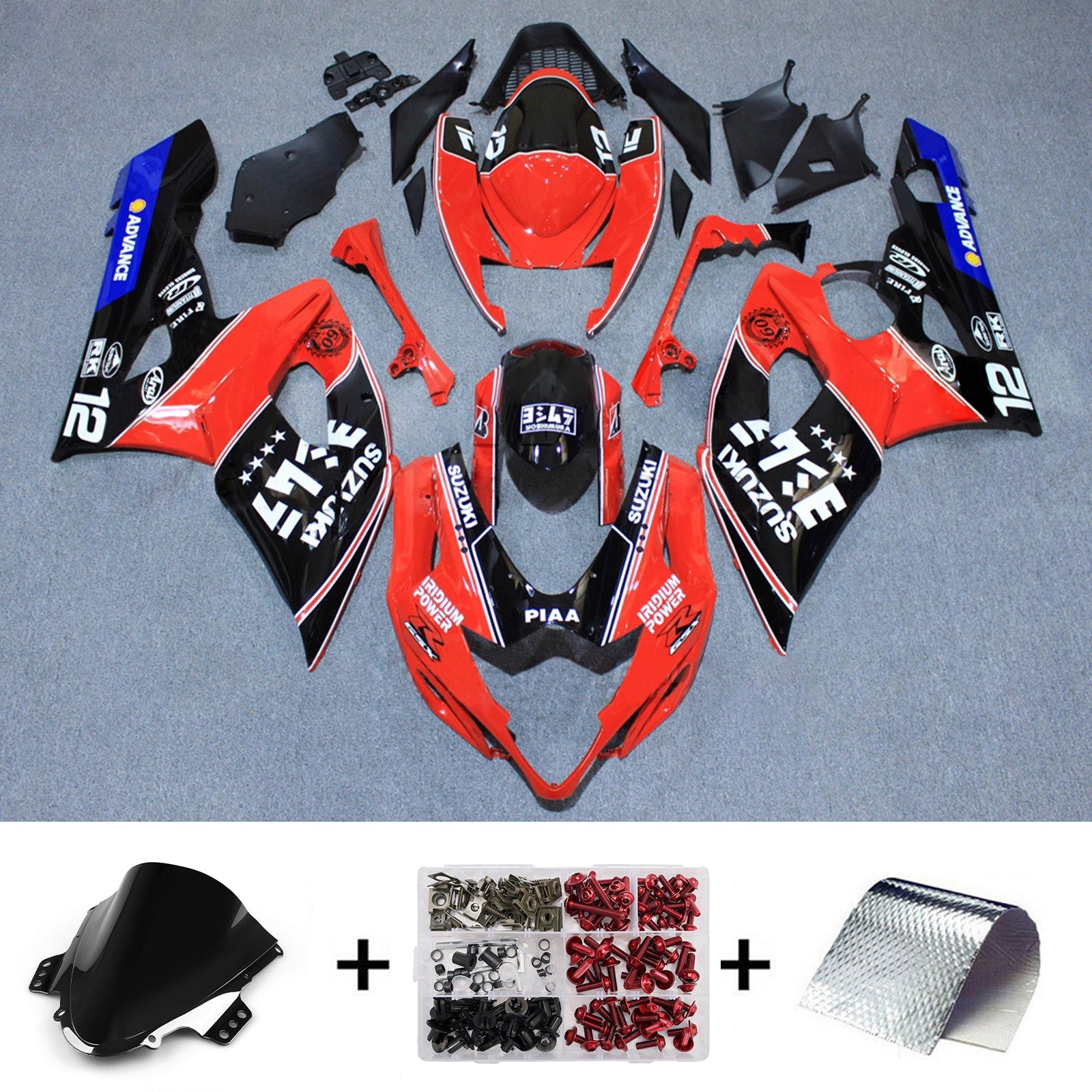 Injection Fairing Kit Bodywork Plastic ABS For Suzuki GSXR1000 2005-2006 K5
