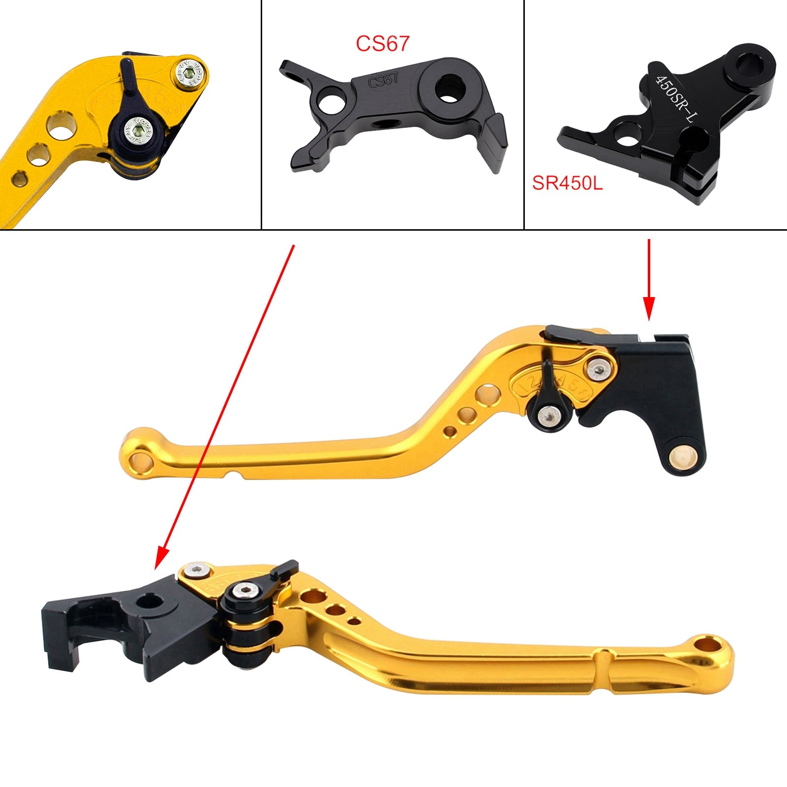 Long Clutch Brake Lever fit for VOGE DS900X 900DSX 2024-2026