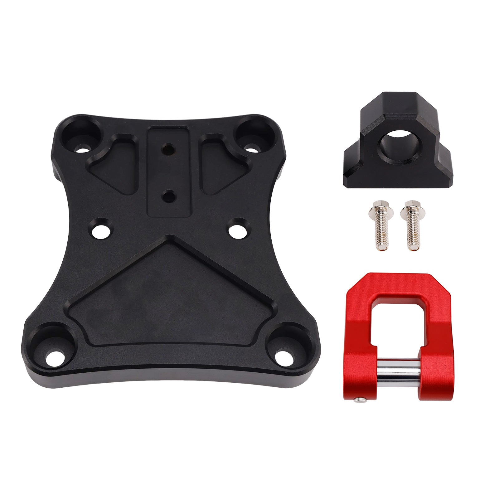 Rear Tow Hook Pull Plate With 3/4" D-Ring Fits For Yamaha Maverick X3 900 X Max