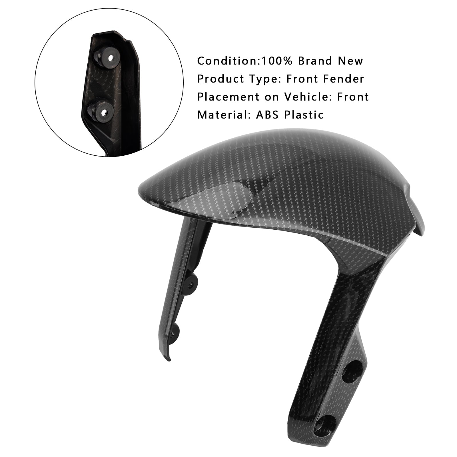 2024-2025 Daytona 660 Front Fender Mudguard Fairing Cowl