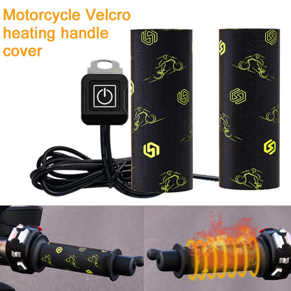 Universal Heated Handlebar Shrinkable Hot Grips Bars Warmer 12V For Motorcycle Generic