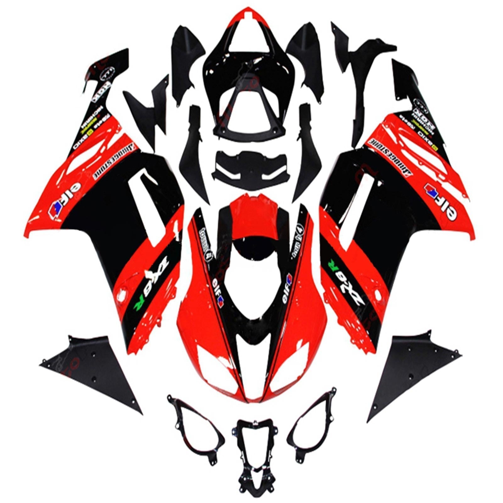 2013-2018 Kawasaki ZX6R 636 Fairing Kit Bodywork Plastic ABS